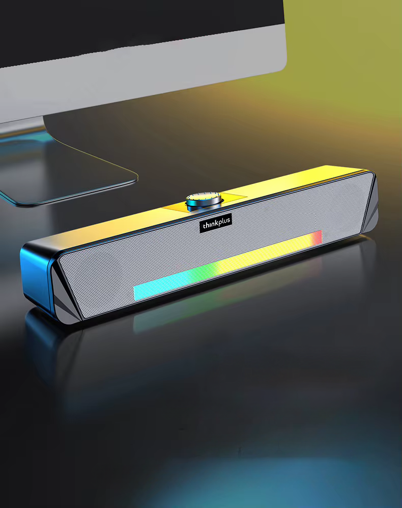 Barra de Sonido Thinkplus Bluetooth con Luces LED – Sonido Envolvente y Diseño Compacto