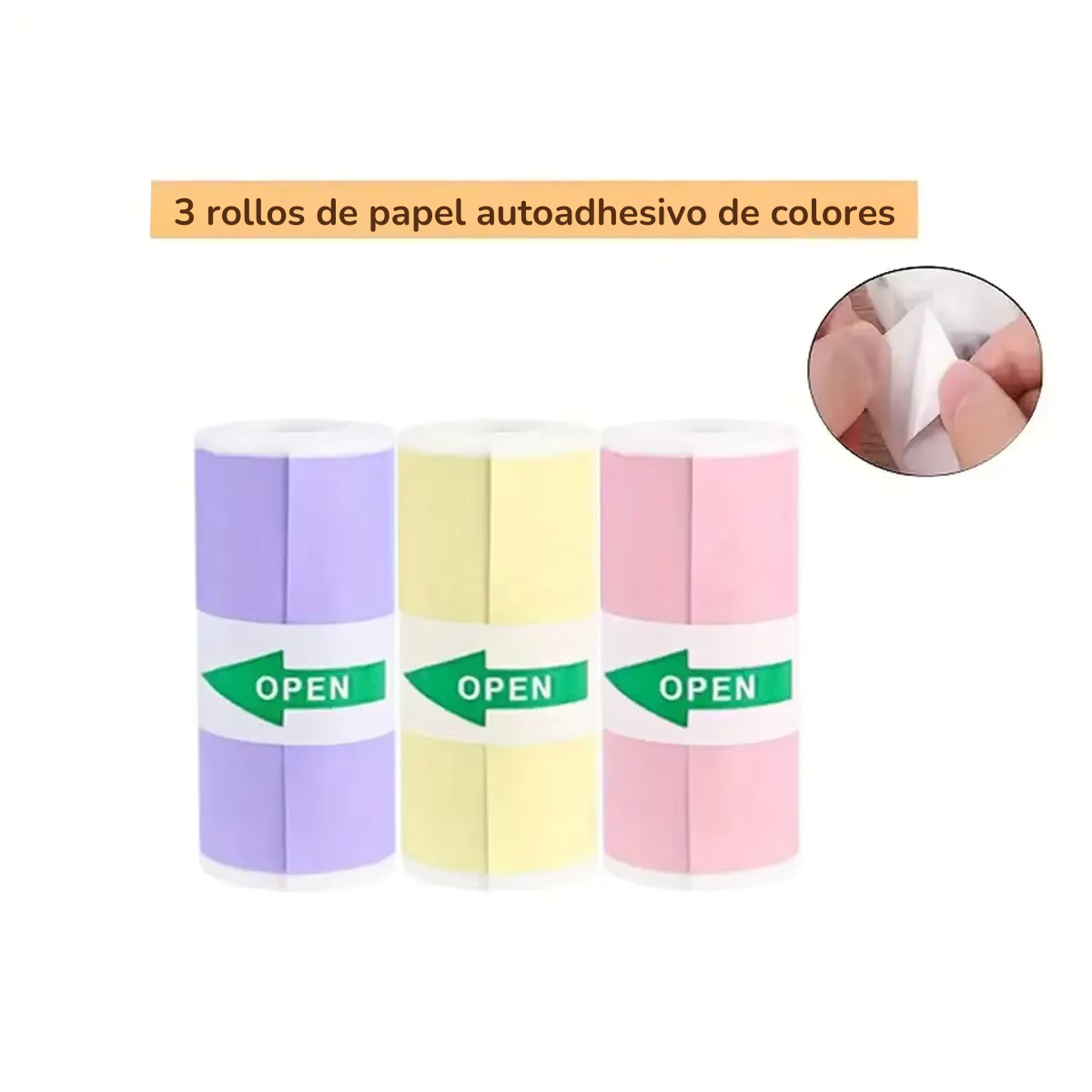 Mini Impresora Cute para Stickers, Etiquetas y Apuntes – Sin Tinta + Bluetooth