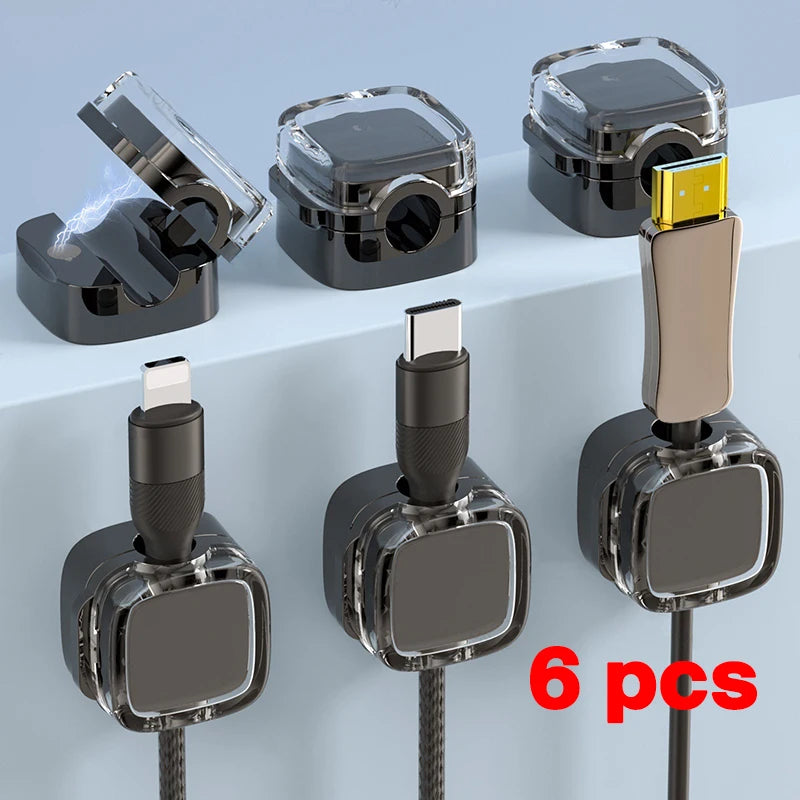 Organizador Magnético de Cables - Orden y Estilo en tu Espacio