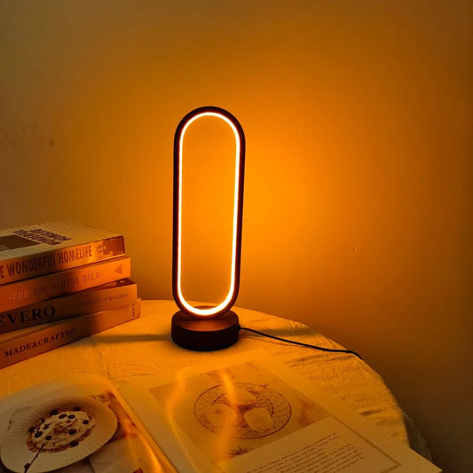 Lámpara LED de Anillo para Dormitorio y Living | Luz Regulable en 3 Tonos