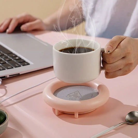 Calentador de taza USB - Cute & práctico para escritorio
