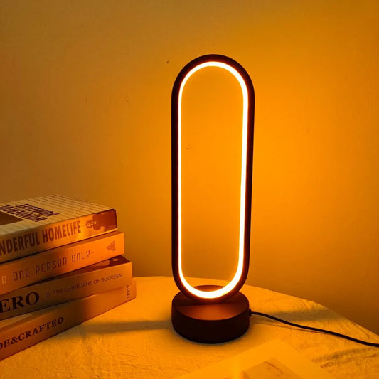 Lámpara LED de Anillo para Dormitorio y Living | Luz Regulable en 3 Tonos